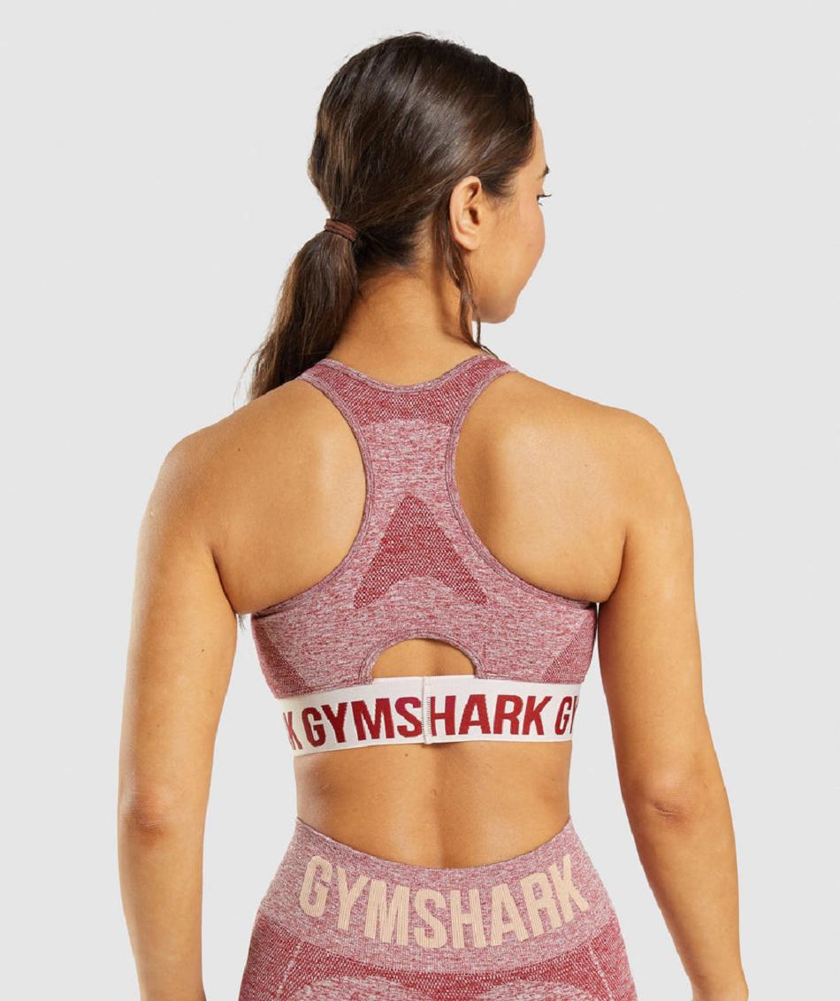 Αθλητικο Σουτιεν Gymshark Flex γυναικεια μπορντο | GR_N1216