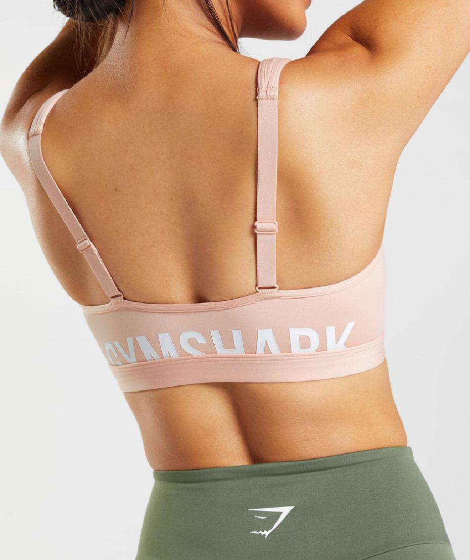 Αθλητικο Σουτιεν Gymshark Fraction γυναικεια ροζ | GR_QX3171