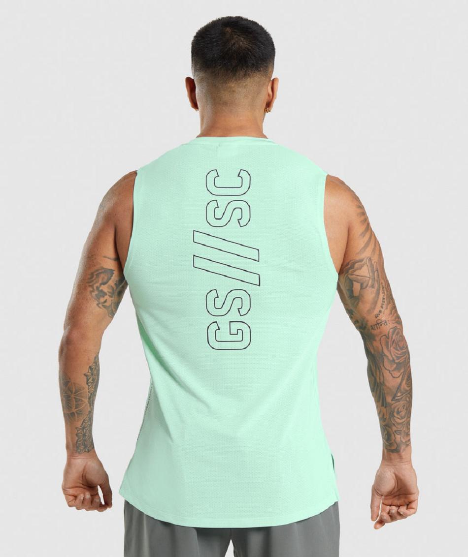 αμανικα μπλουζακια Gymshark Gymshark//Steve Cook ανδρικα πρασινο | GR_SG9439