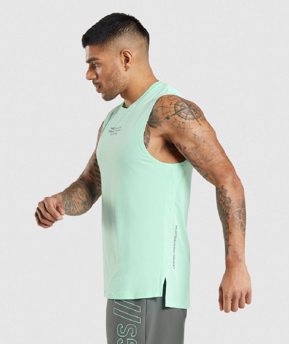 αμανικα μπλουζακια Gymshark Gymshark//Steve Cook ανδρικα πρασινο | GR_SG9439
