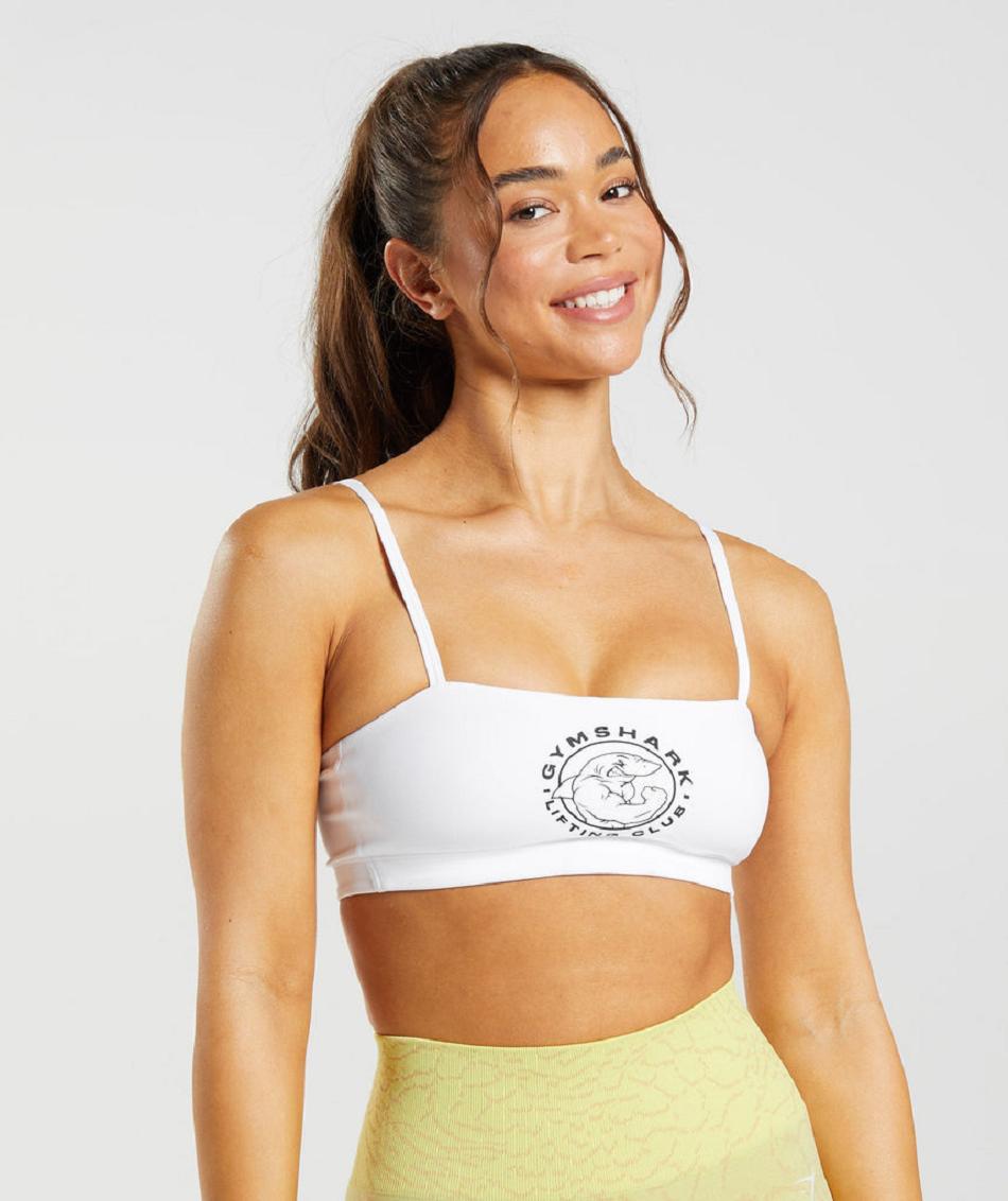 Αθλητικο Σουτιεν Gymshark Legacy Bra γυναικεια ασπρα | GR_TG3077