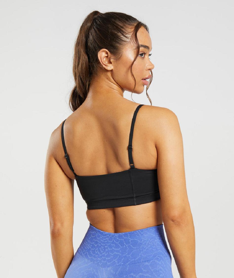 Αθλητικο Σουτιεν Gymshark Legacy Bra γυναικεια μαυρα | GR_YQ5811