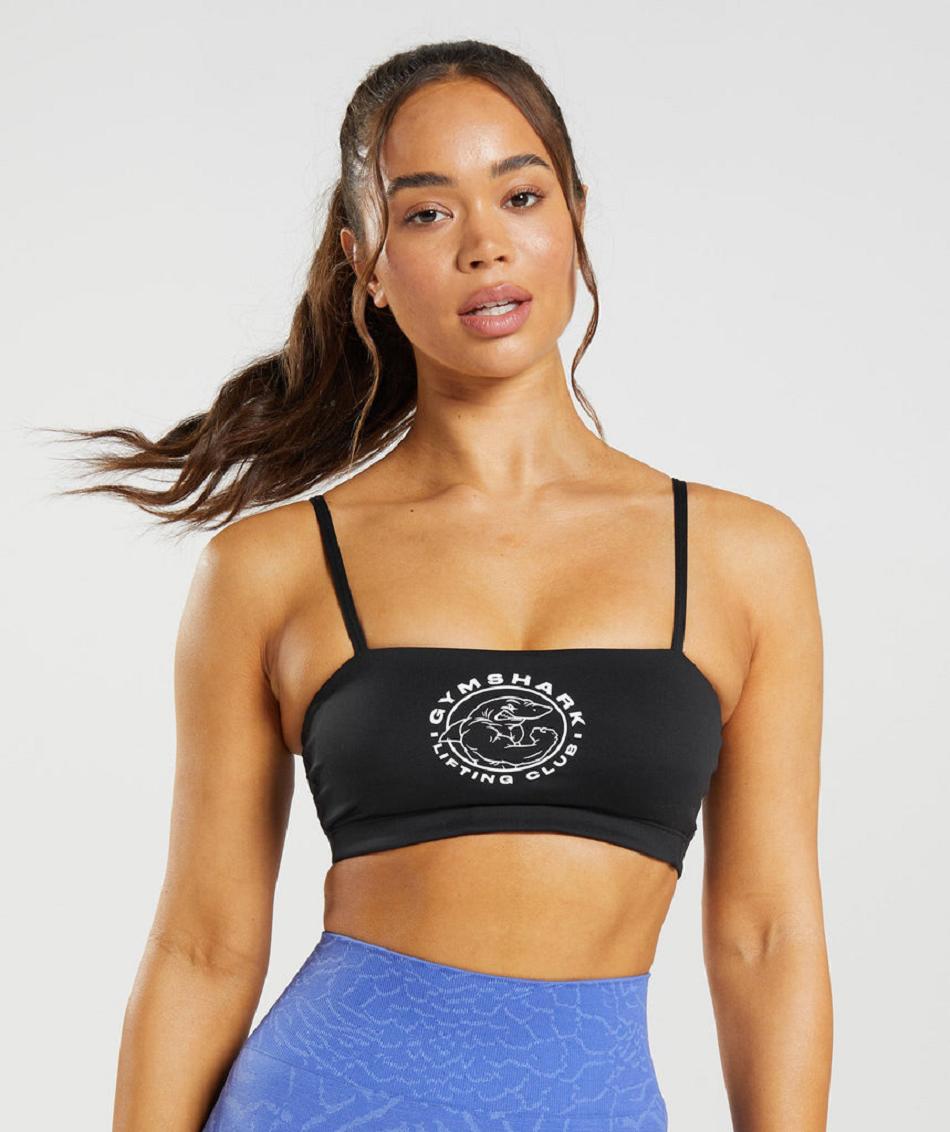 Αθλητικο Σουτιεν Gymshark Legacy Bra γυναικεια μαυρα | GR_YQ5811