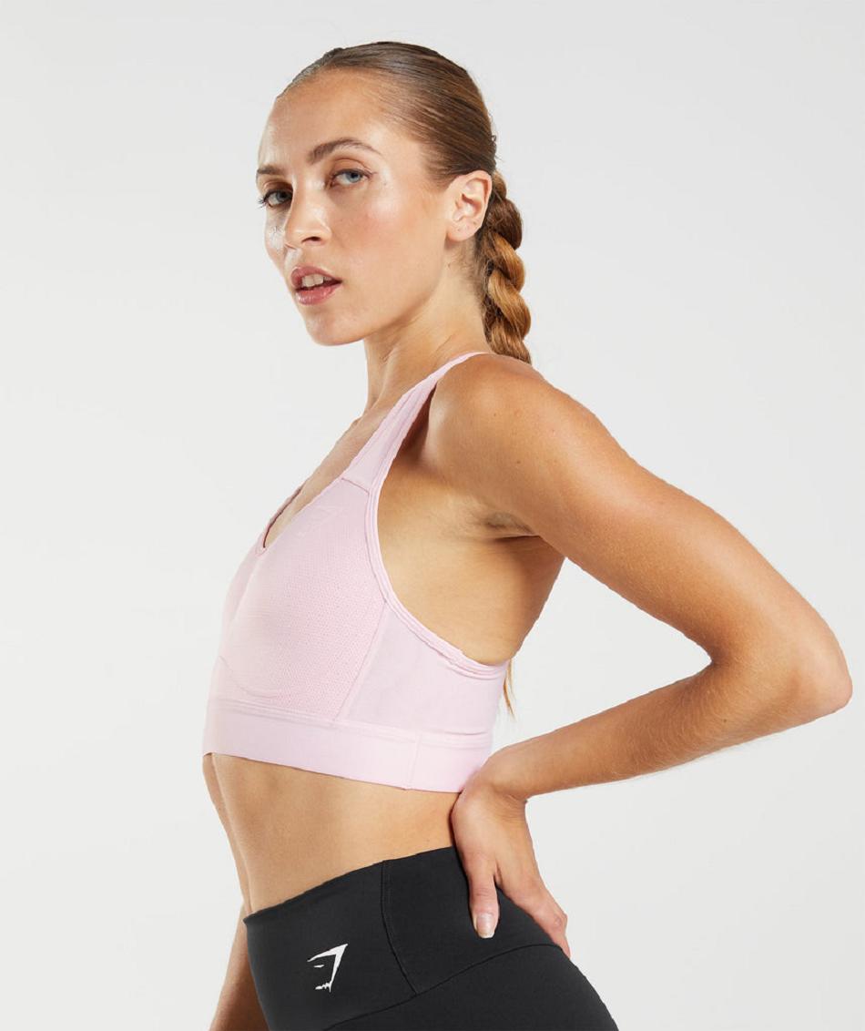 Αθλητικο Σουτιεν Gymshark Lightweight High Support γυναικεια ροζ | GR_SG8894