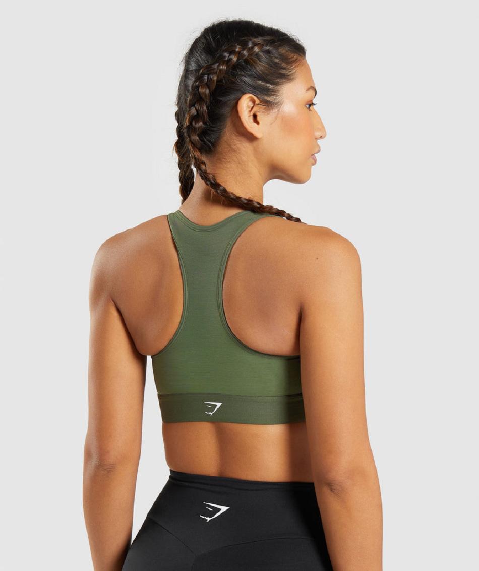 Αθλητικο Σουτιεν Gymshark Lightweight High Support γυναικεια Ελιά | GR_CR8694