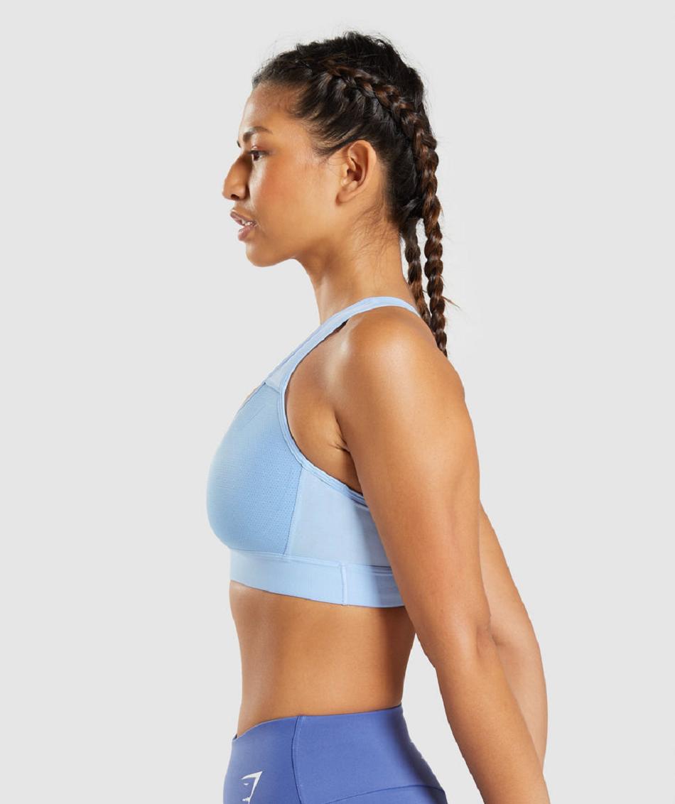 Αθλητικο Σουτιεν Gymshark Lightweight High Support γυναικεια μπλε | GR_YJ3984
