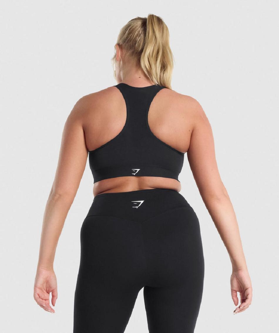 Αθλητικο Σουτιεν Gymshark Lightweight High Support γυναικεια μαυρα | GR_EE8874