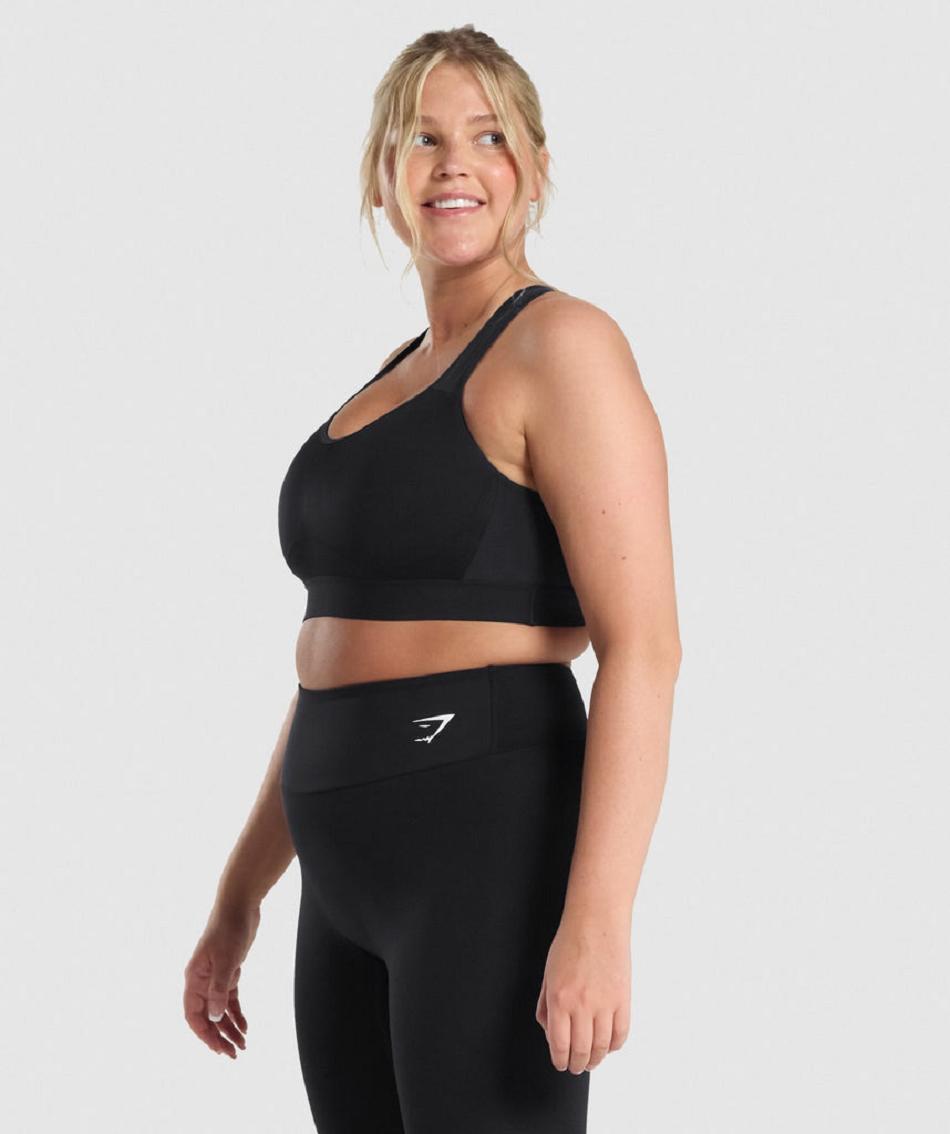 Αθλητικο Σουτιεν Gymshark Lightweight High Support γυναικεια μαυρα | GR_EE8874