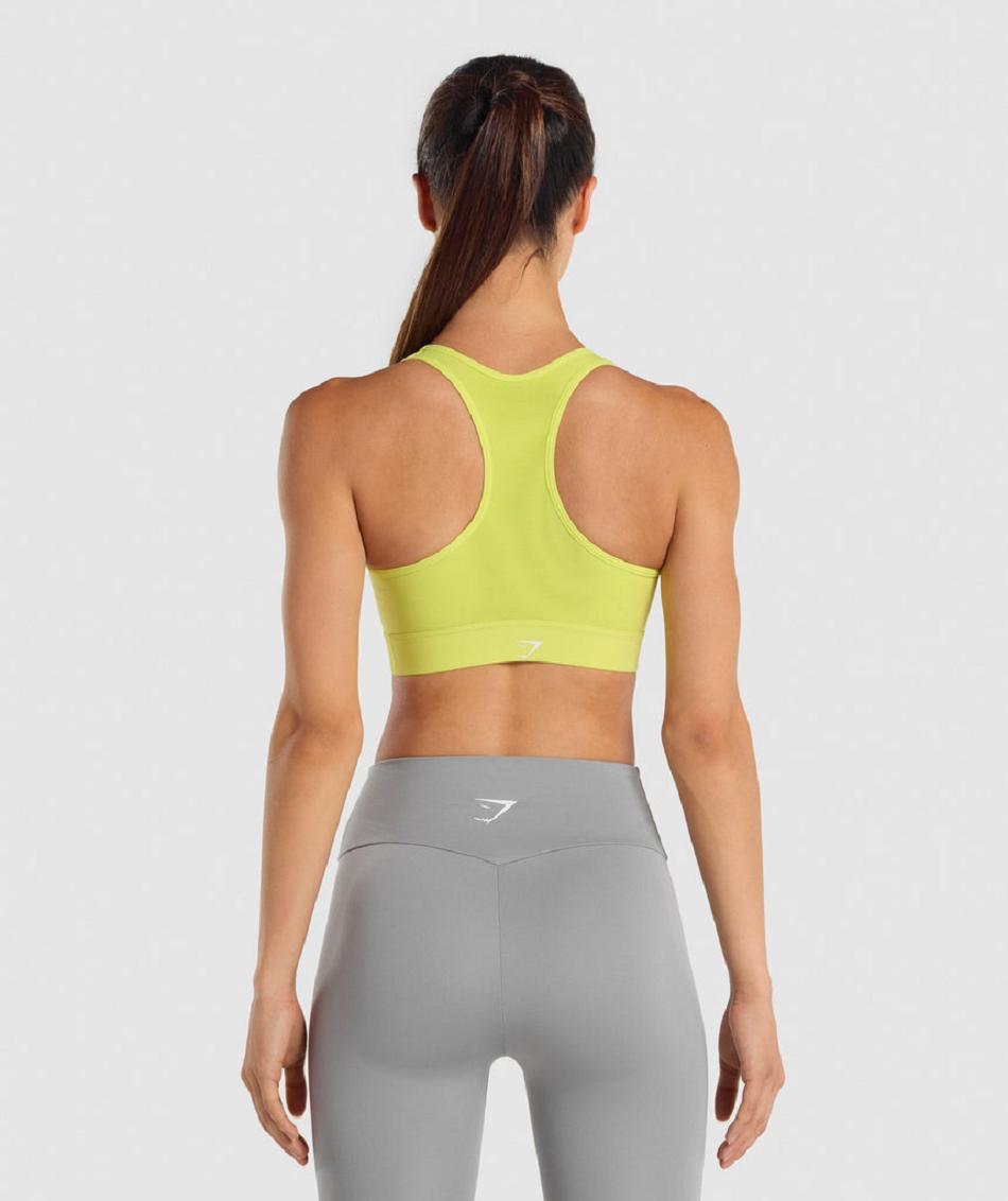 Αθλητικο Σουτιεν Gymshark Lightweight High Support γυναικεια κίτρινα | GR_EG3181