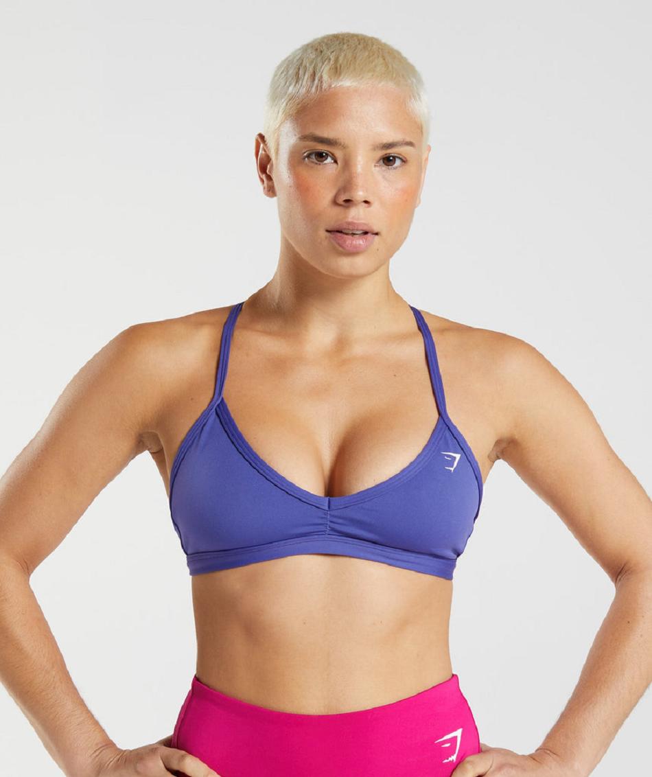 Αθλητικο Σουτιεν Gymshark Minimal γυναικεια μωβ | GR_N1386