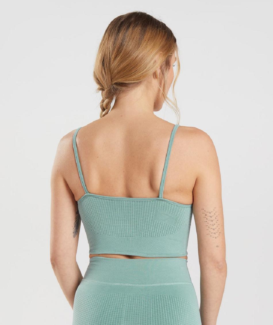 Αθλητικο Σουτιεν Gymshark Pause Seamless Bralette γυναικεια μπλε | GR_EC2189
