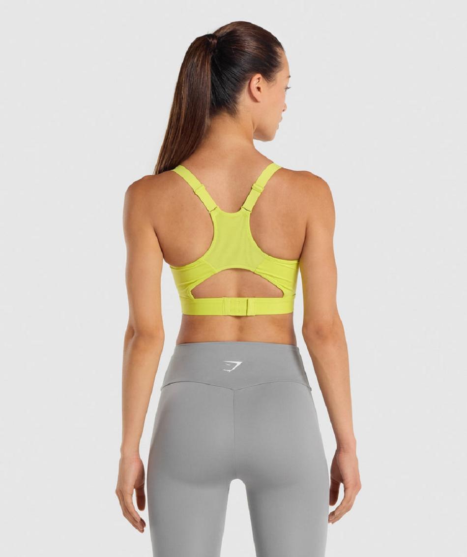 Αθλητικο Σουτιεν Gymshark Racer Back γυναικεια κίτρινα | GR_ZI2150
