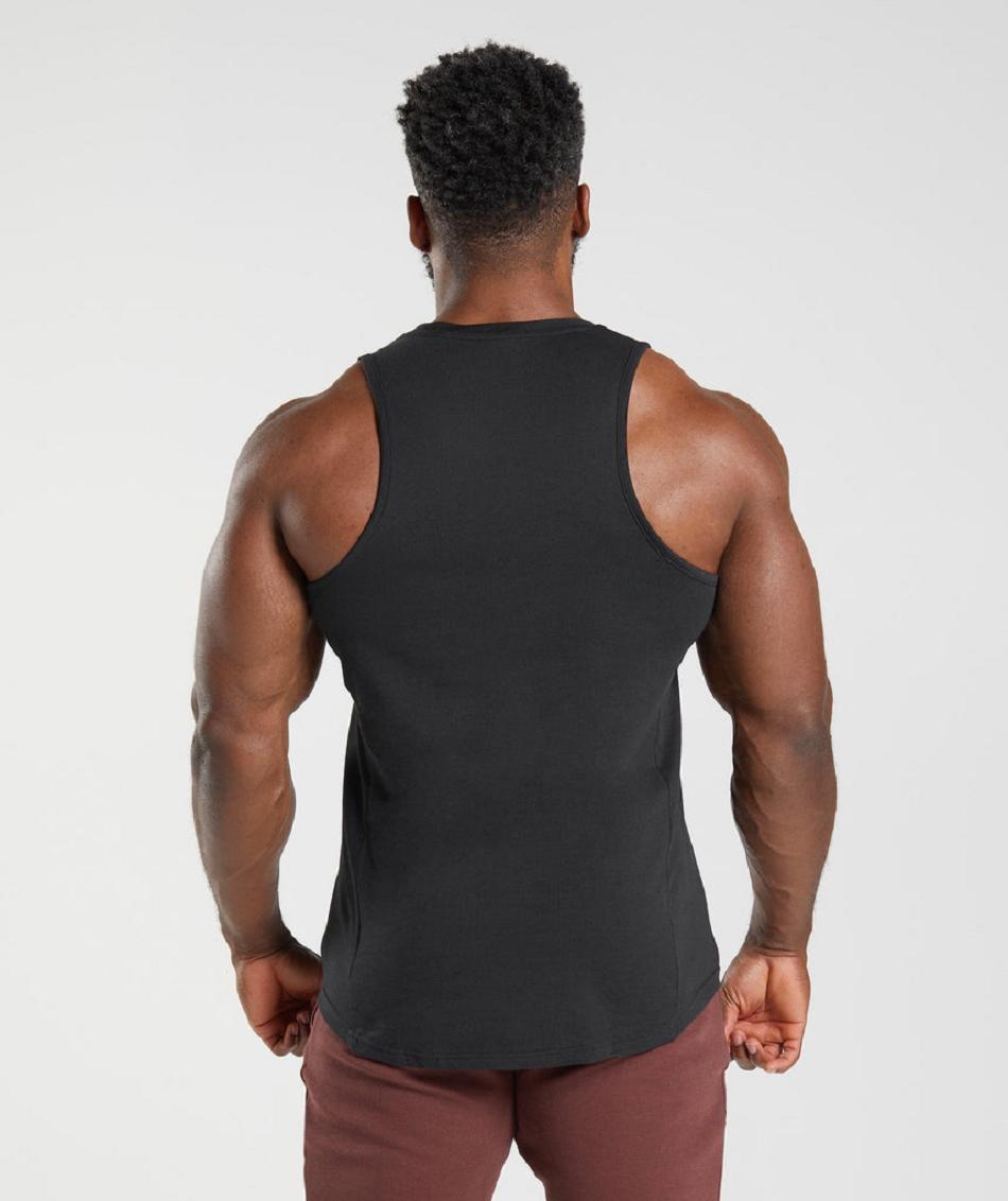 αμανικα μπλουζακια Gymshark React ανδρικα μαυρα | GR_S7137