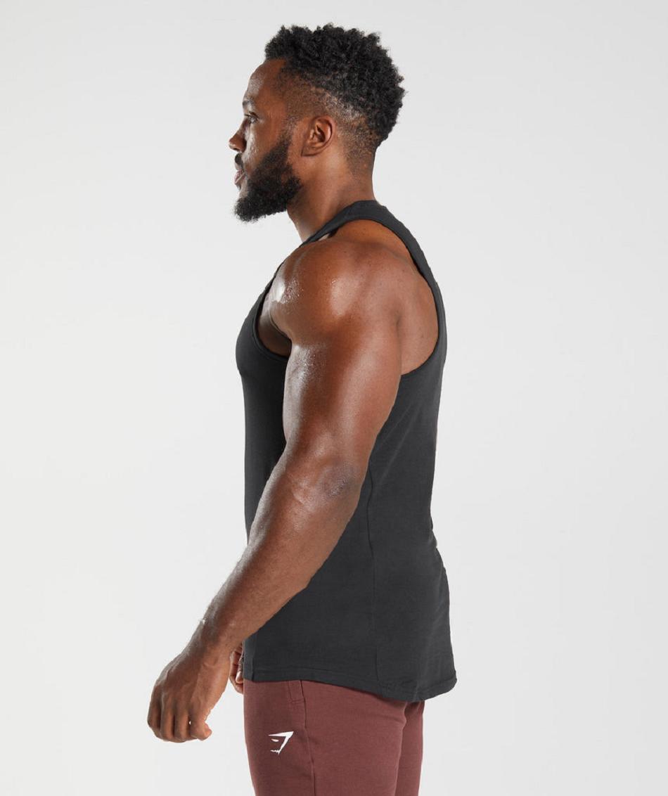 αμανικα μπλουζακια Gymshark React ανδρικα μαυρα | GR_S7137