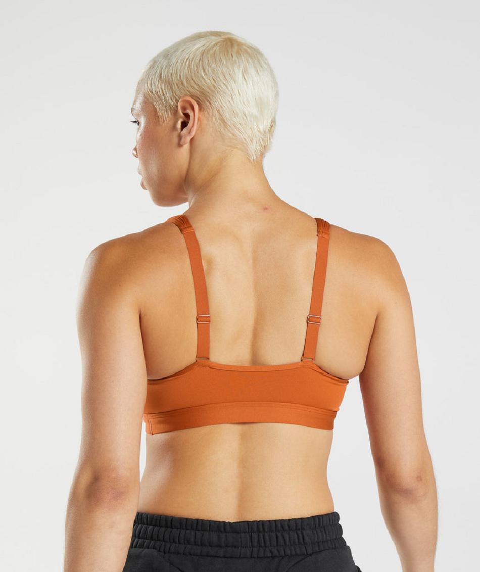 Αθλητικο Σουτιεν Gymshark Scoop Neck γυναικεια κοκκινα | GR_AZ5886
