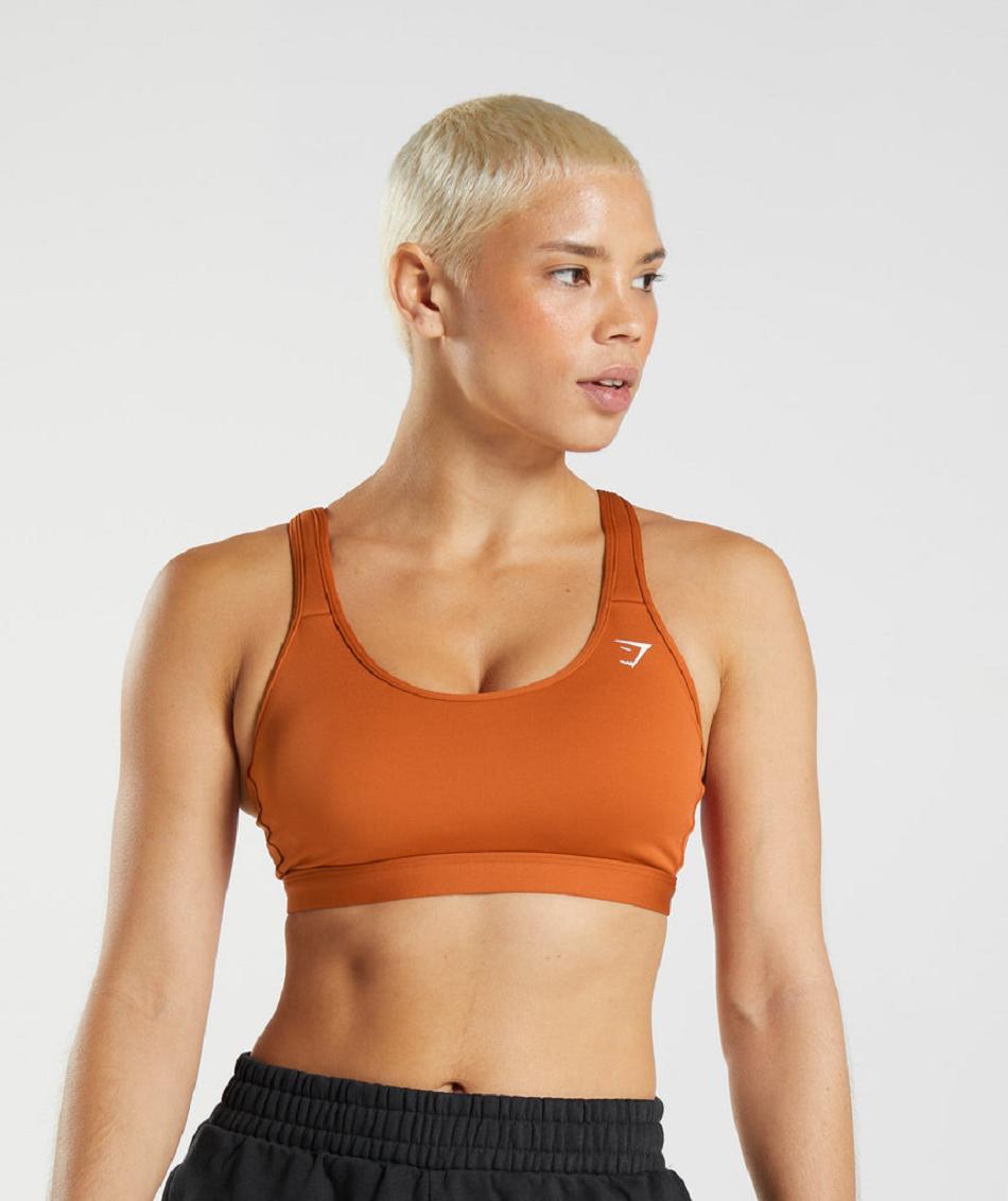 Αθλητικο Σουτιεν Gymshark Scoop Neck γυναικεια κοκκινα | GR_AZ5886