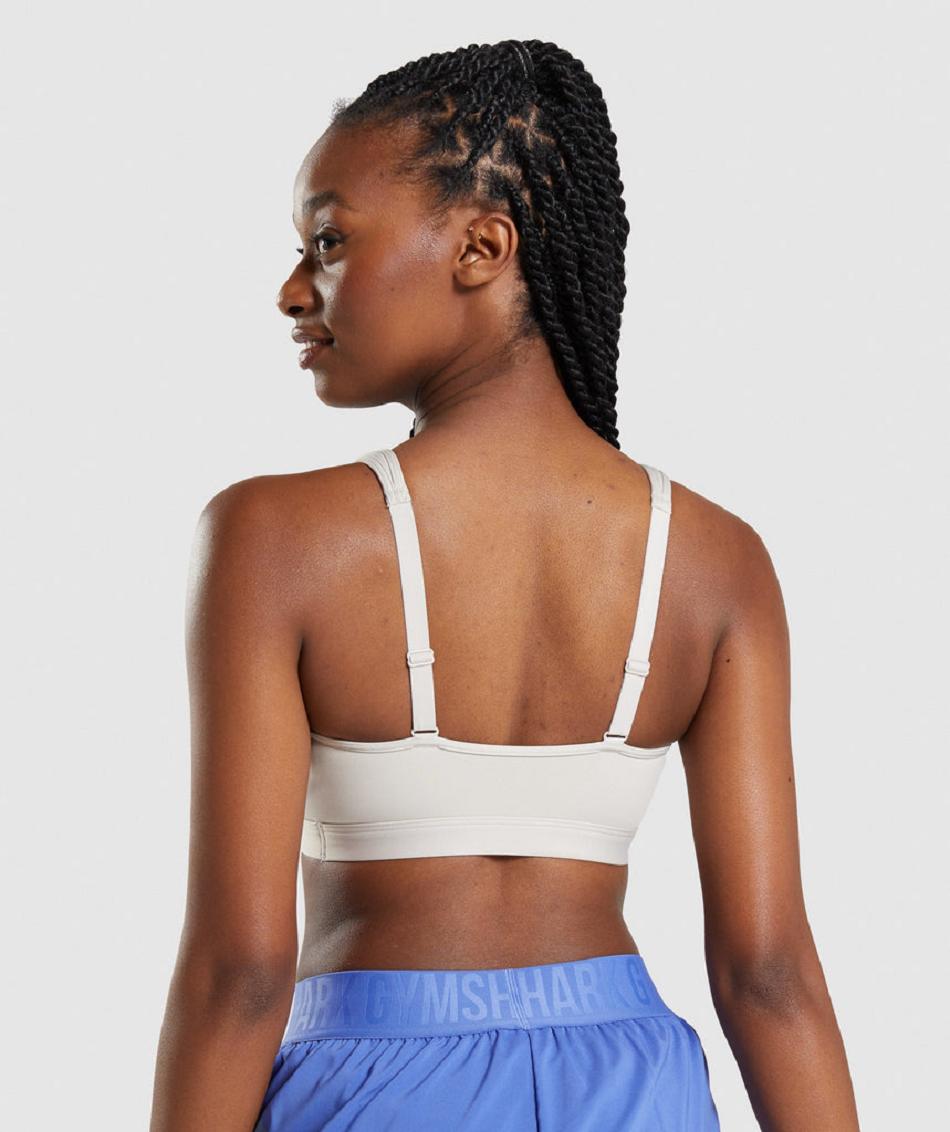 Αθλητικο Σουτιεν Gymshark Scoop Neck γυναικεια γκρι | GR_TA6783