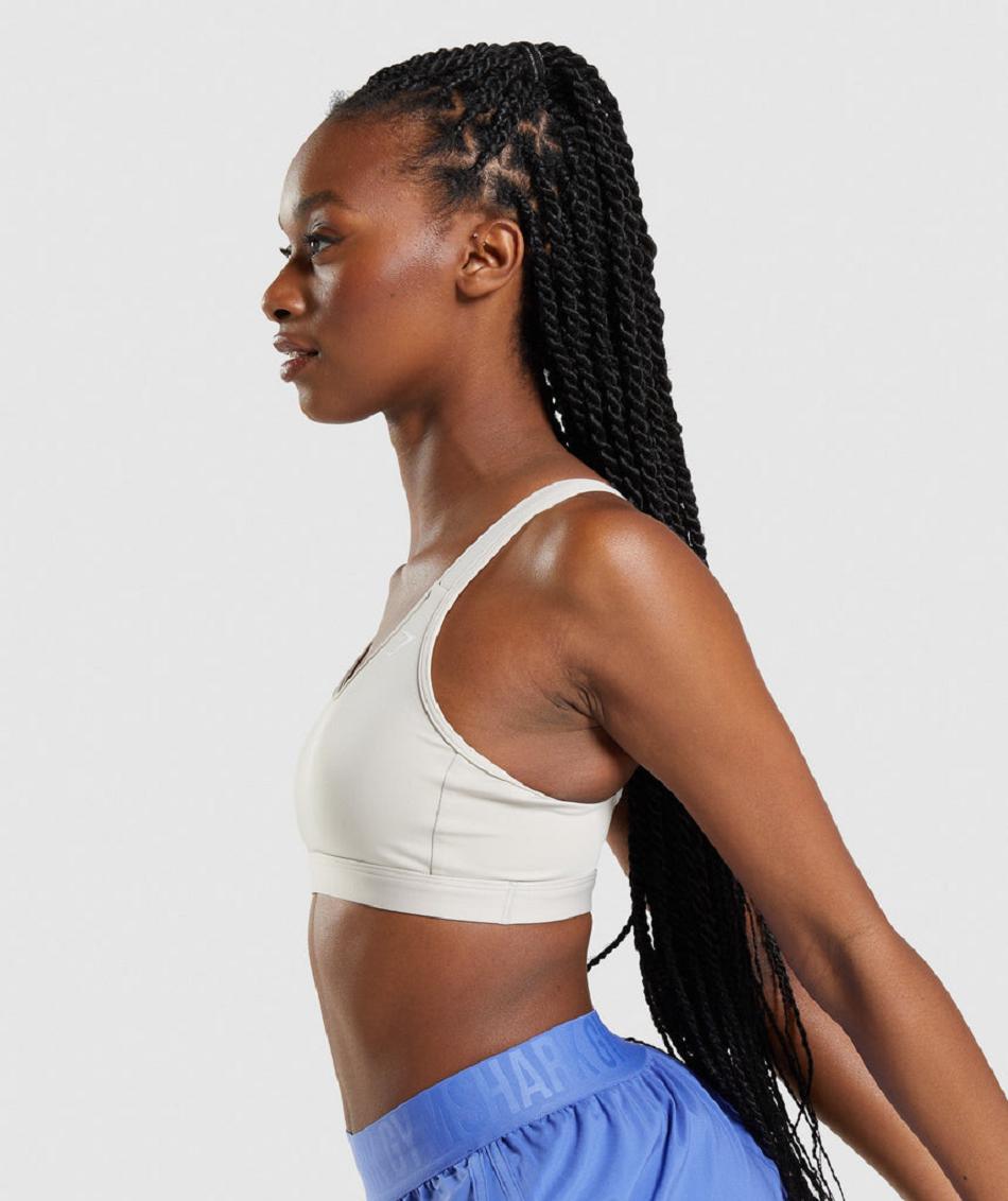Αθλητικο Σουτιεν Gymshark Scoop Neck γυναικεια γκρι | GR_TA6783