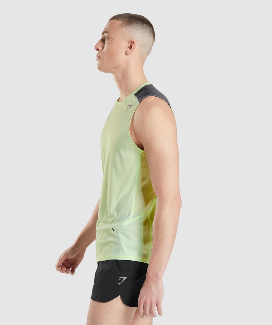 αμανικα μπλουζακια Gymshark Speed Evolve ανδρικα πρασινο | GR_ED9182