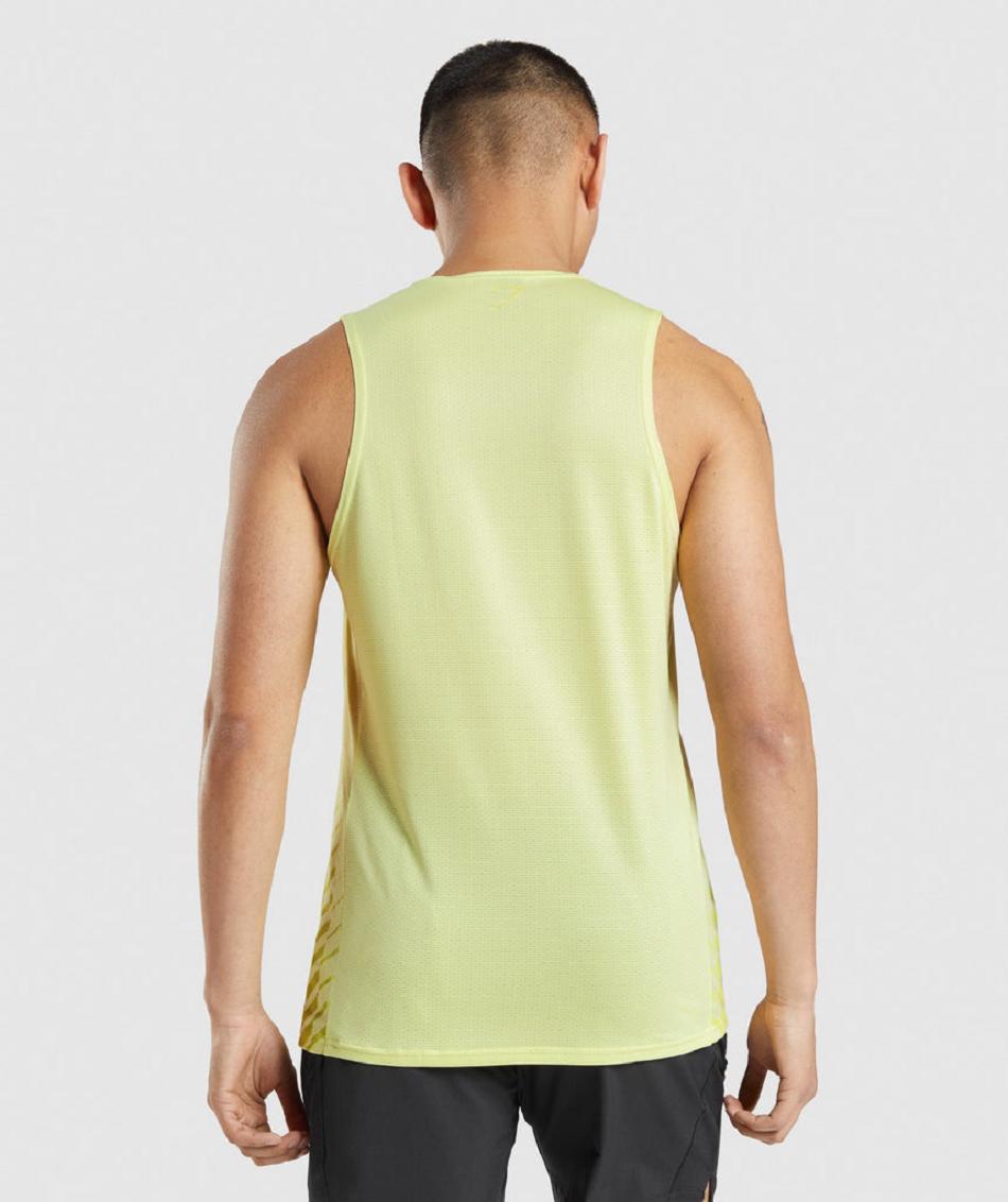 αμανικα μπλουζακια Gymshark Sport Stripe ανδρικα πρασινο | GR_N6970