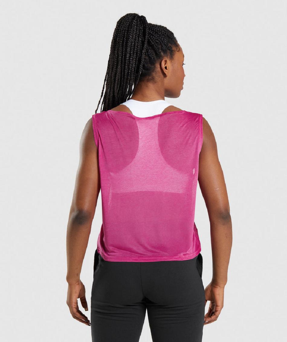 αμανικα μπλουζακια Gymshark Training Oversized γυναικεια ροζ | GR_XC3630