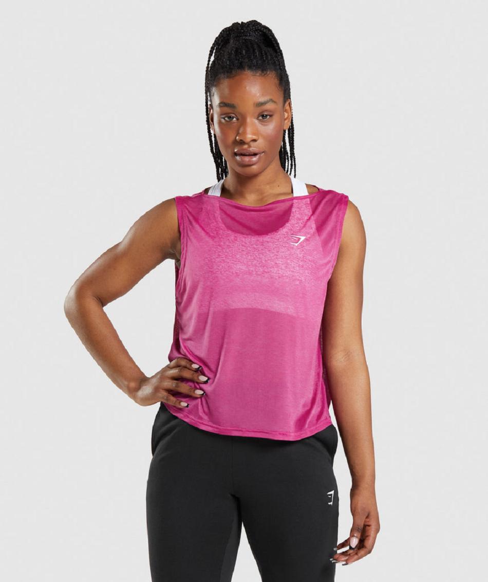 αμανικα μπλουζακια Gymshark Training Oversized γυναικεια ροζ | GR_XC3630