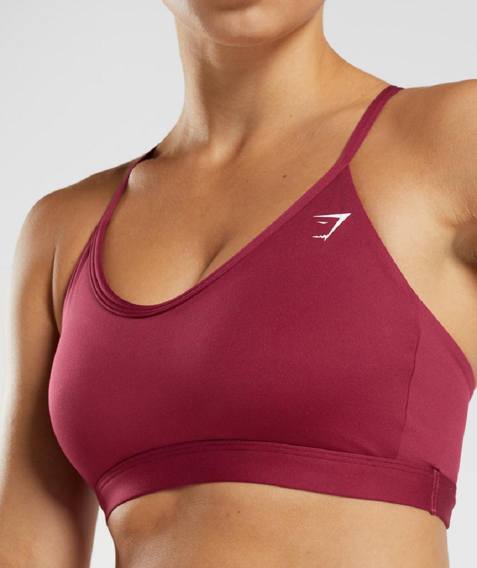 Αθλητικο Σουτιεν Gymshark V Neck γυναικεια ροζ | GR_S2206