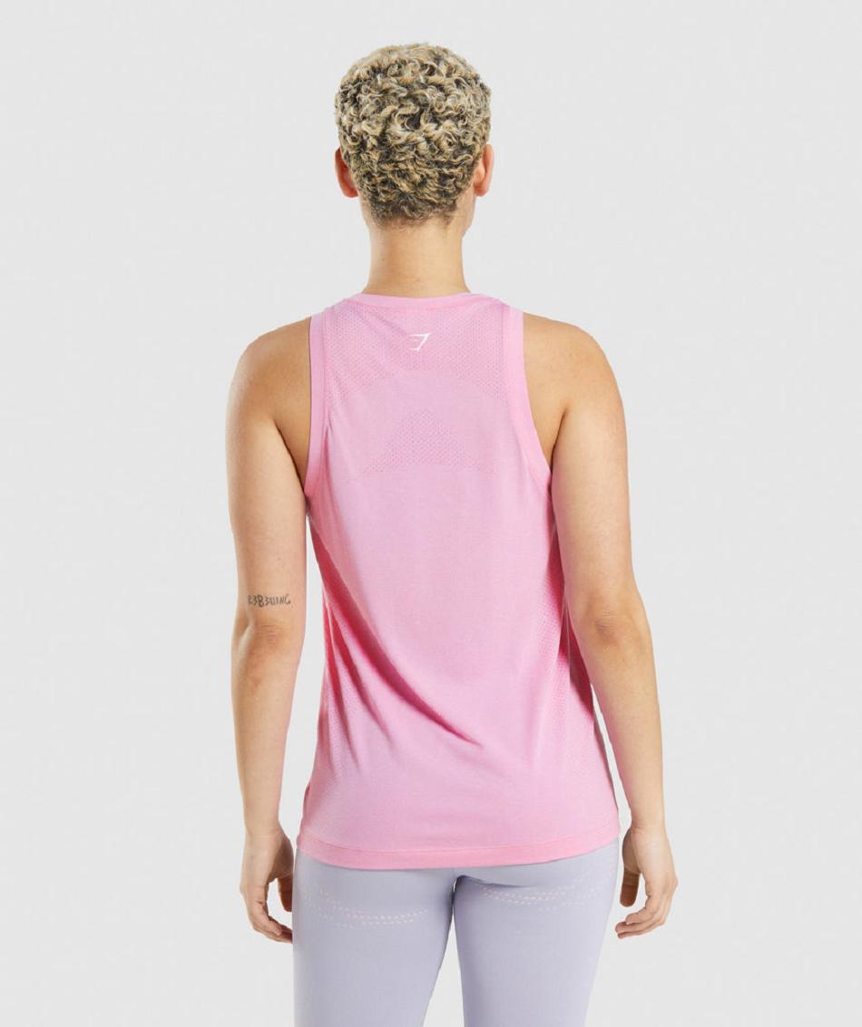 αμανικα μπλουζακια Gymshark Vital Seamless 2.0 Light Loose γυναικεια ροζ | GR_EP3657