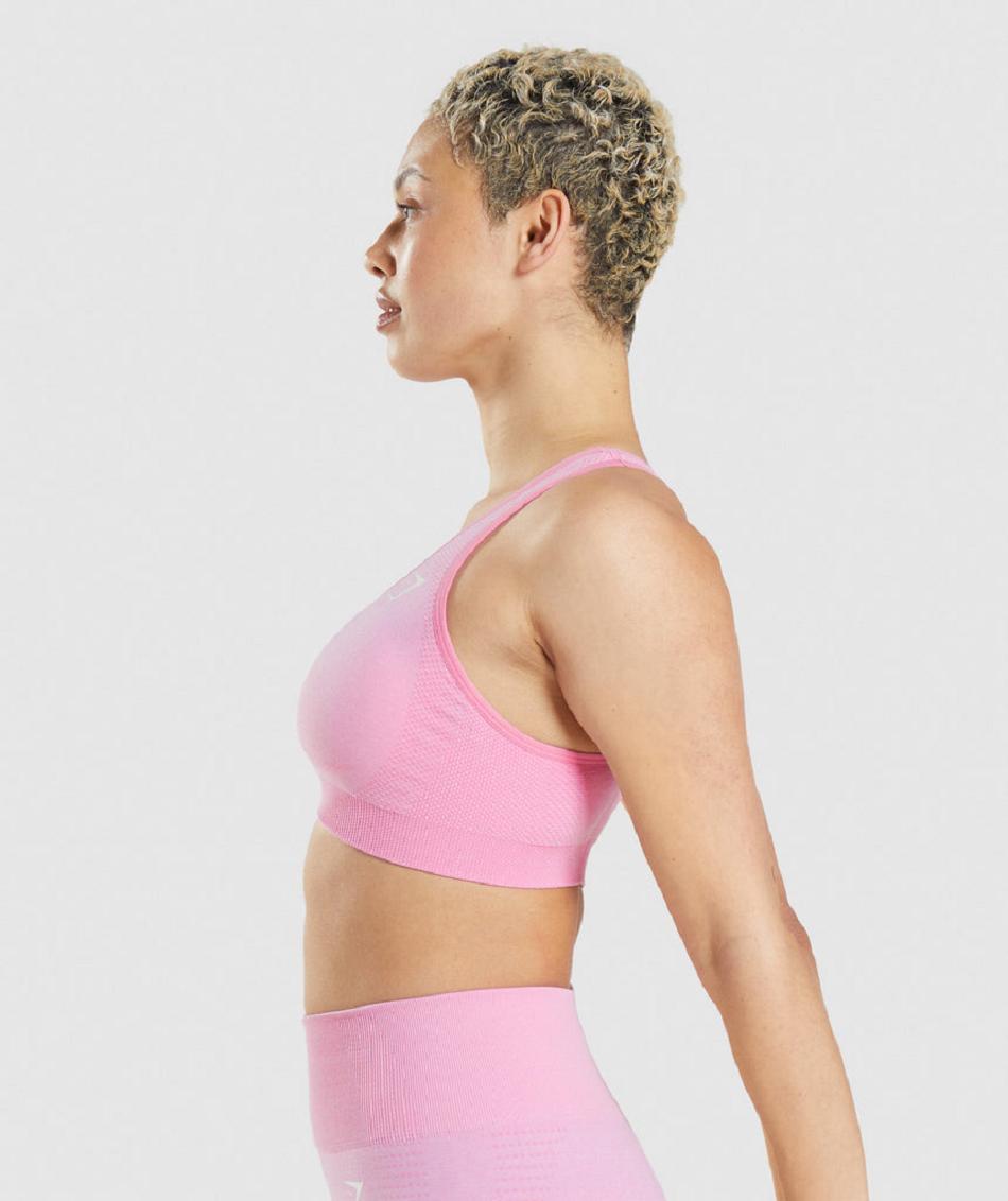 Αθλητικο Σουτιεν Gymshark Vital Seamless 2.0 γυναικεια ροζ | GR_ED1279