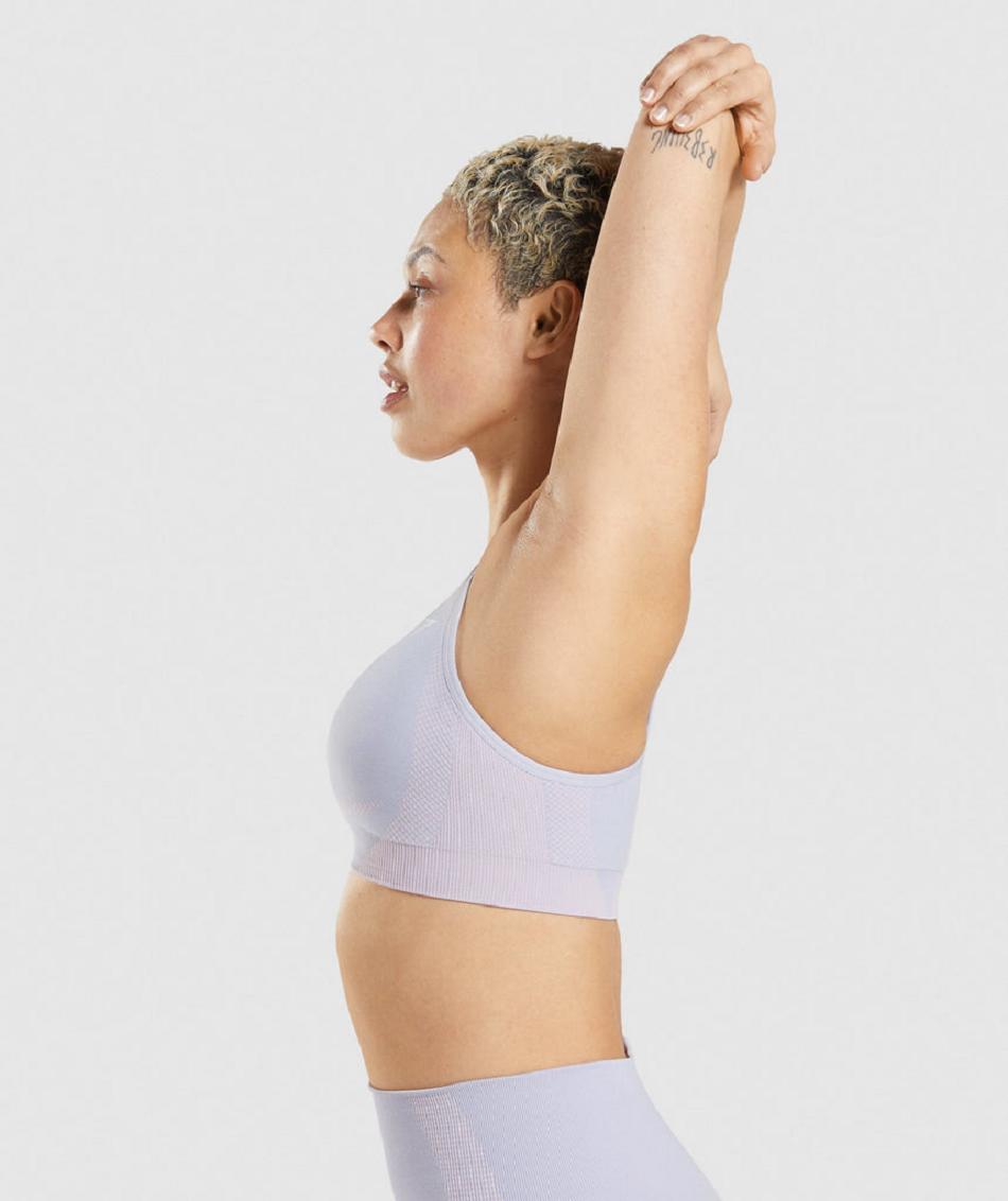 Αθλητικο Σουτιεν Gymshark Vital Seamless 2.0 γυναικεια μπλε | GR_O8974