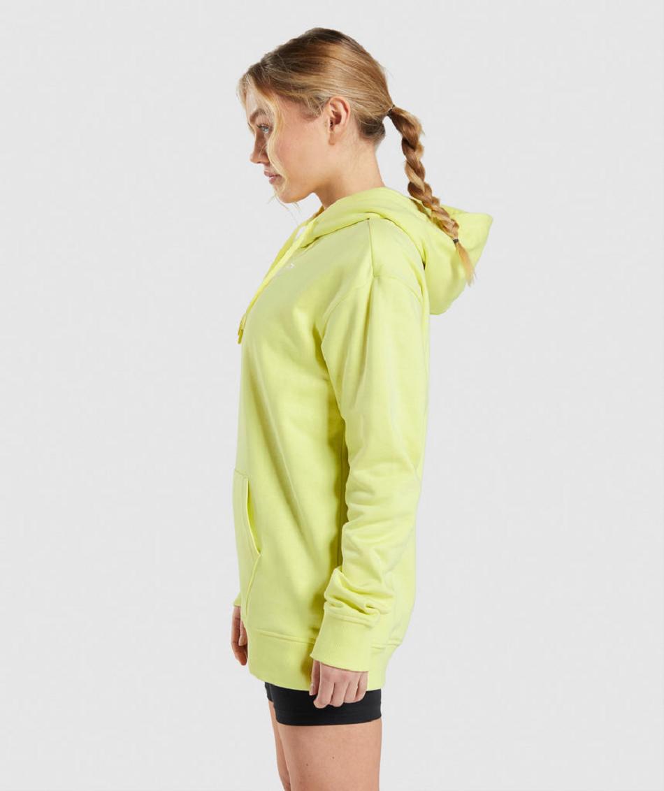 Φουτερ με Κουκουλα Gymshark Training Oversized γυναικεια πρασινο | GR_EG1136