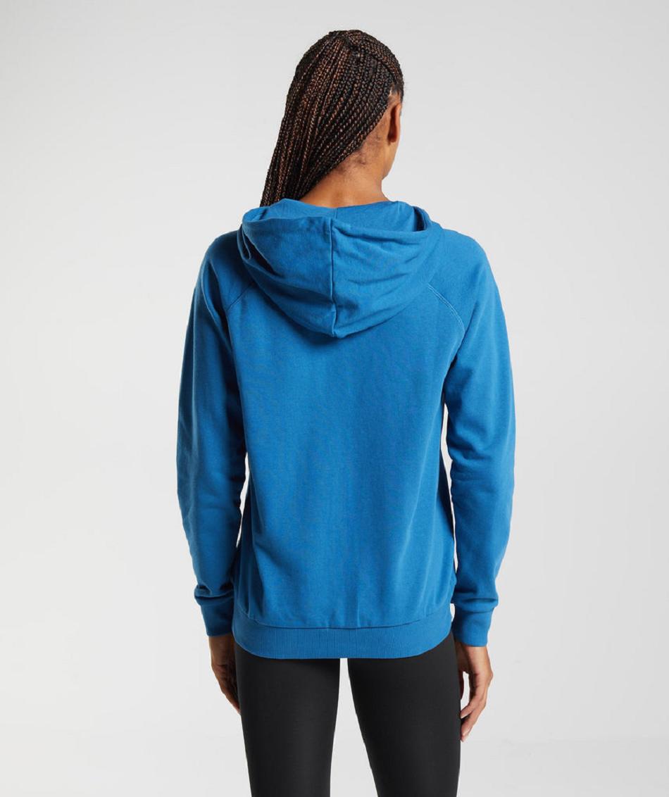 Φουτερ με Κουκουλα Gymshark Training Zip γυναικεια μπλε | GR_YJ9901