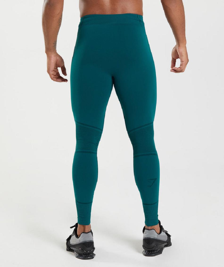 παντελονι jogger Gymshark 315 Seamless ανδρικα τυρκουάζ μαυρα | GR_BO8620