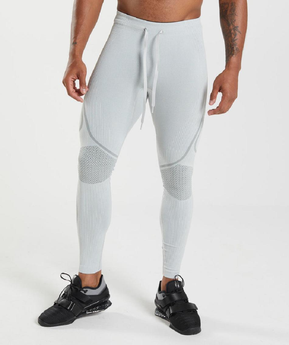 παντελονι jogger Gymshark 315 Seamless ανδρικα ανοιχτο γκρι γκρι | GR_EG8108