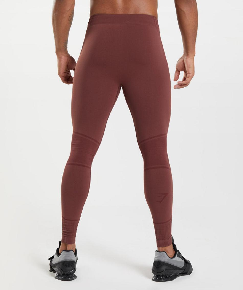 παντελονι jogger Gymshark 315 Seamless ανδρικα ροζ καφε μπορντο | GR_R1819