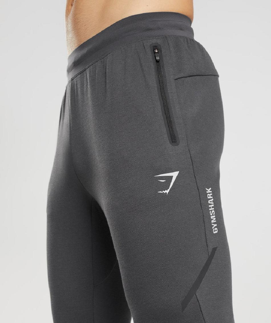παντελονι jogger Gymshark Apex Technical ανδρικα μαυρα γκρι | GR_NN6108