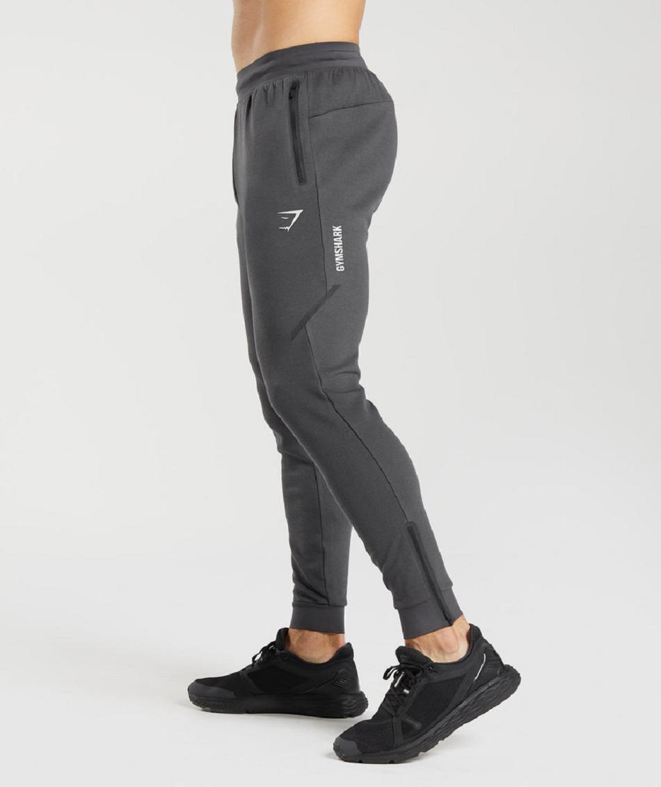 παντελονι jogger Gymshark Apex Technical ανδρικα μαυρα γκρι | GR_NN6108