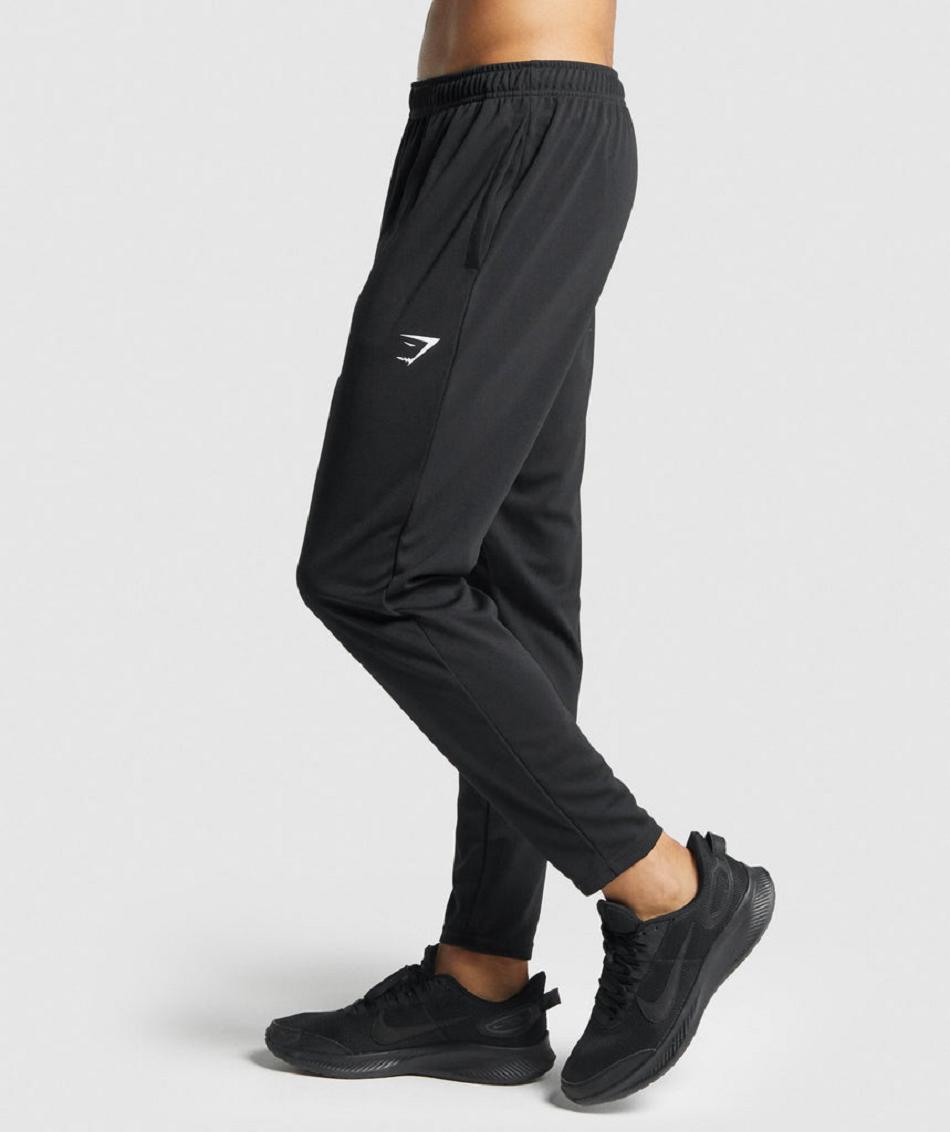 παντελονι jogger Gymshark Arrival Knit ανδρικα μαυρα | GR_QX8345