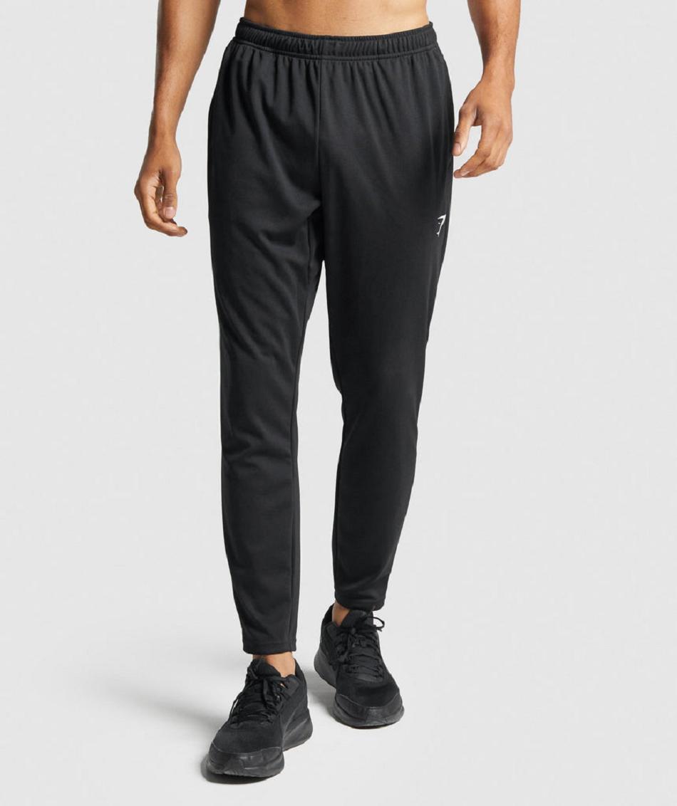 παντελονι jogger Gymshark Arrival Knit ανδρικα μαυρα | GR_QX8345