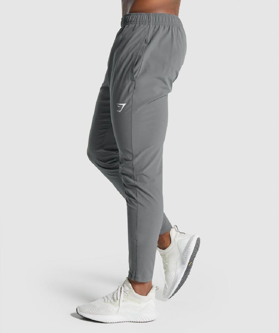 παντελονι jogger Gymshark Arrival Woven ανδρικα γκρι | GR_N6055