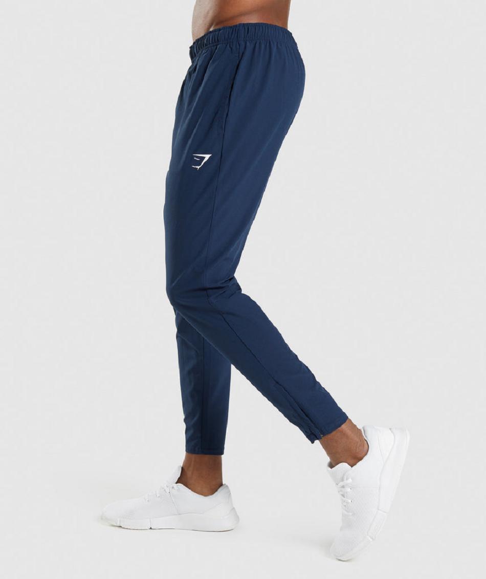 παντελονι jogger Gymshark Arrival Woven ανδρικα σκουρο μπλε | GR_TC9541