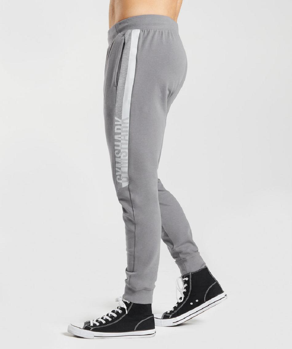 παντελονι jogger Gymshark Bold React ανδρικα γκρι | GR_SG1496
