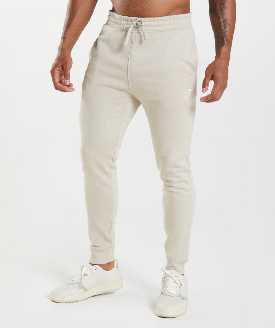 παντελονι jogger Gymshark Crest ανδρικα γκρι | GR_EE8226