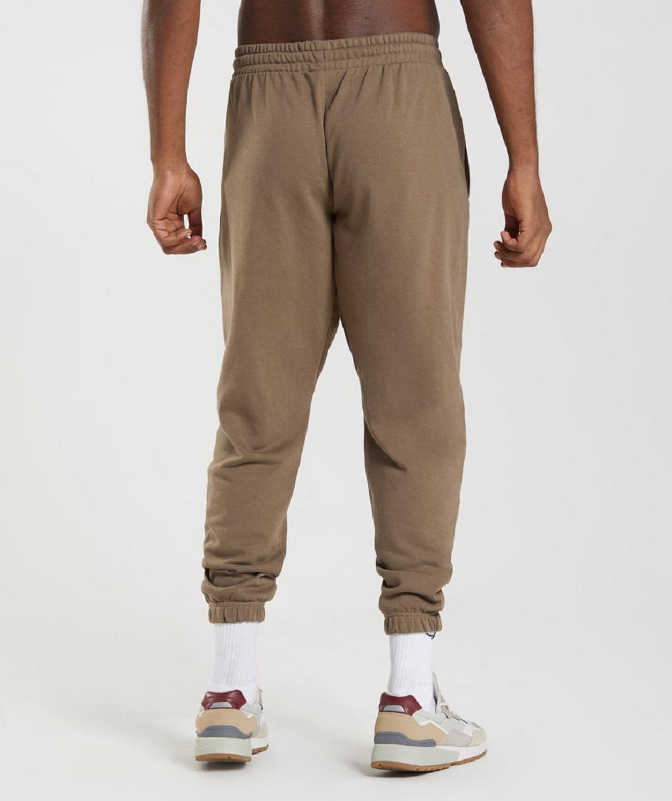 παντελονι jogger Gymshark Essential Oversized ανδρικα καφε | GR_KO5894