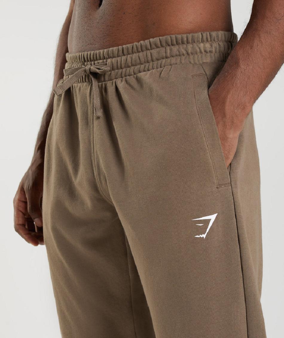 παντελονι jogger Gymshark Essential Oversized ανδρικα καφε | GR_KO5894