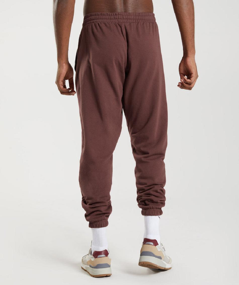 παντελονι jogger Gymshark Essential Oversized ανδρικα ροζ καφε | GR_S2970