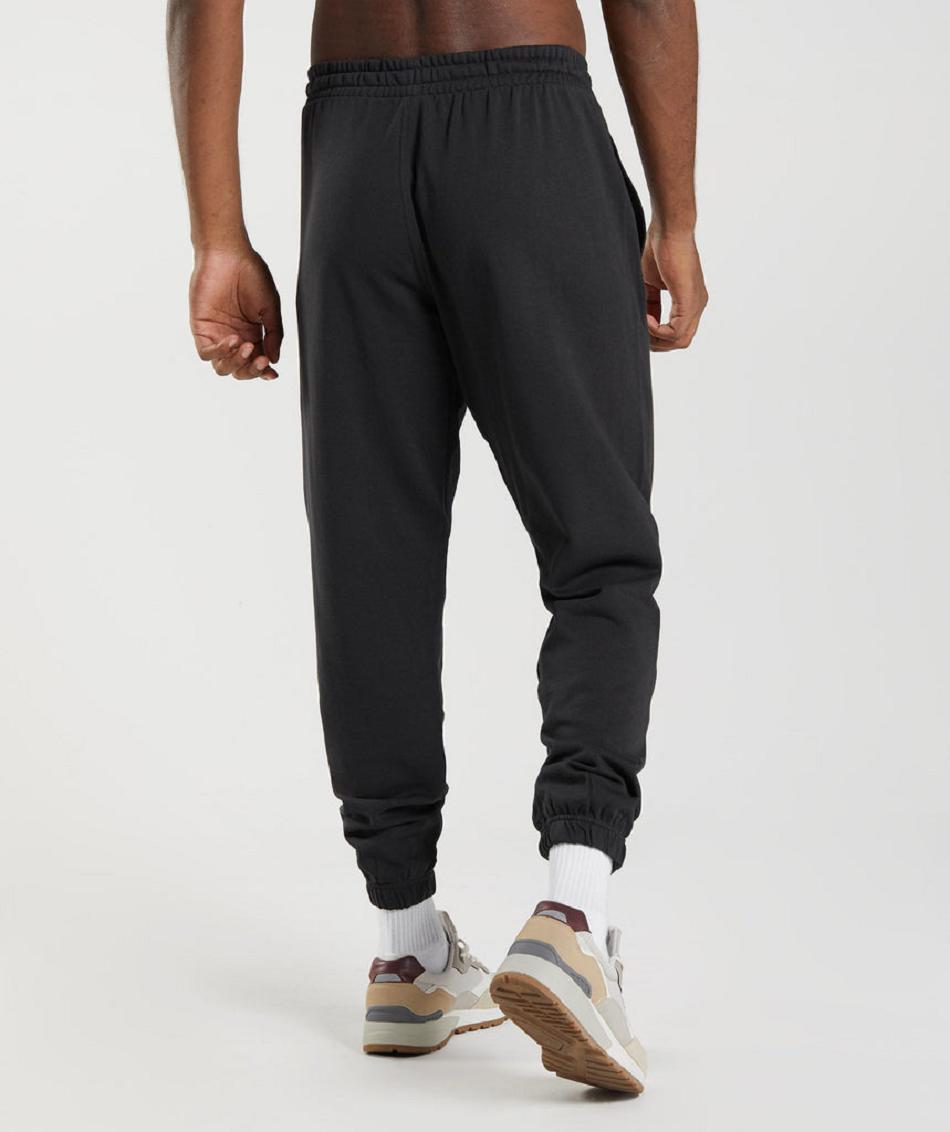 παντελονι jogger Gymshark Essential Oversized ανδρικα μαυρα | GR_EG7617