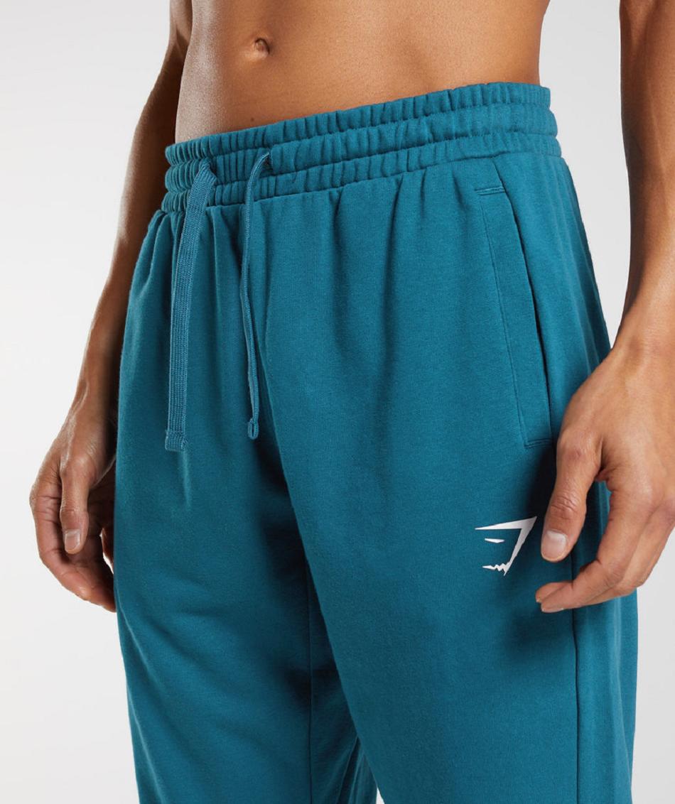 παντελονι jogger Gymshark Essential Oversized ανδρικα μπλε | GR_TG8927