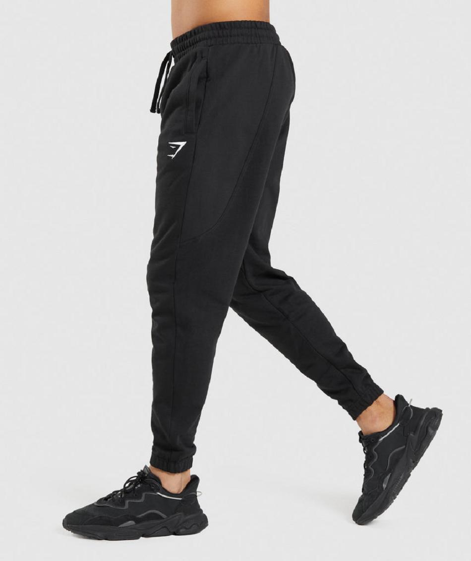 παντελονι jogger Gymshark Essential ανδρικα μαυρα | GR_S8797