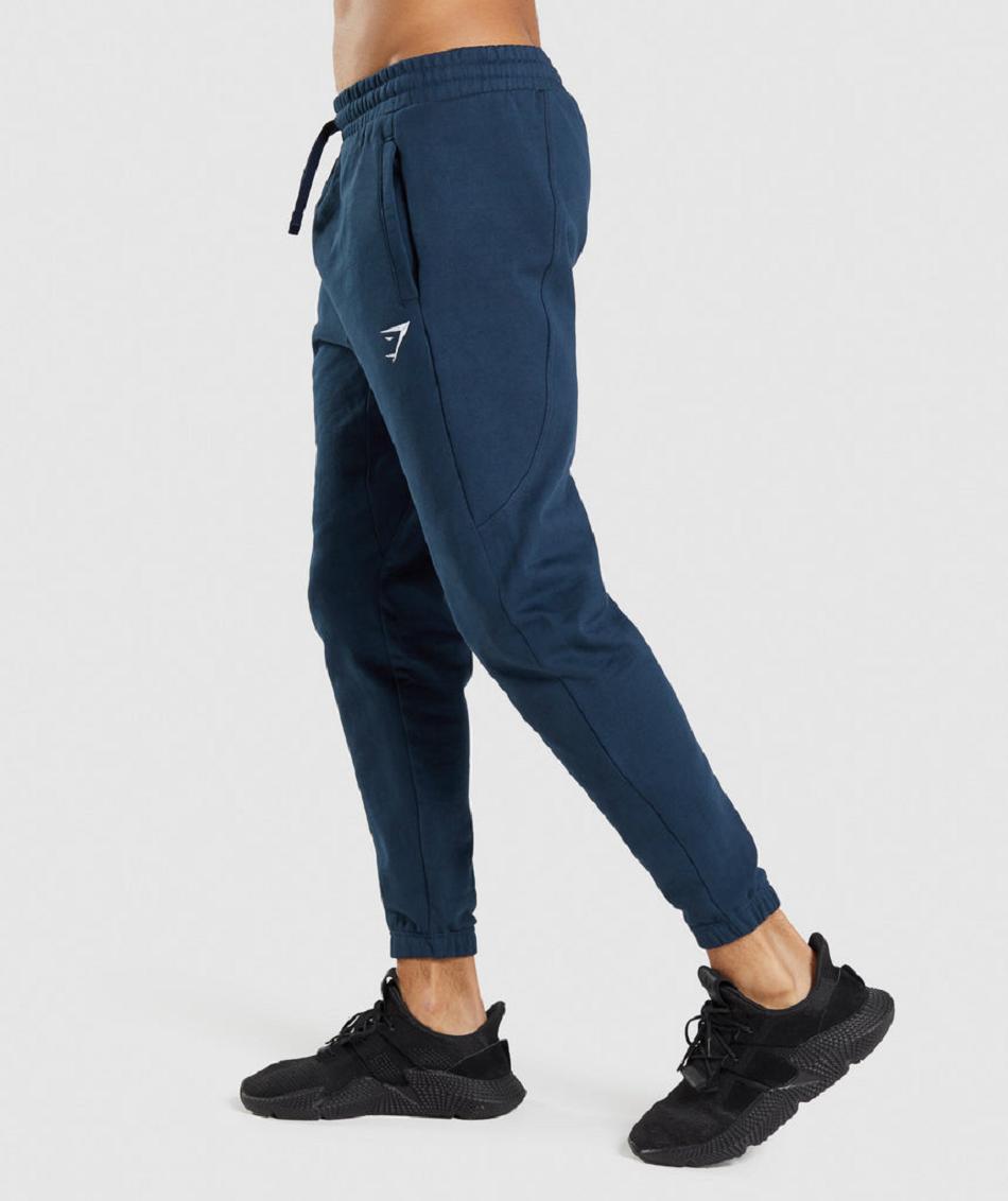 παντελονι jogger Gymshark Essential ανδρικα σκουρο μπλε | GR_KO7824